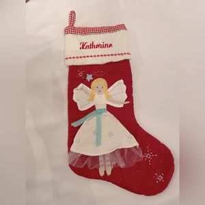 Pottery Barn Kids quilted stocking